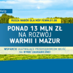 Ponad 13 mln zł na rozwój dla Warmii i Mazur z dofinansowaniem do 85%!