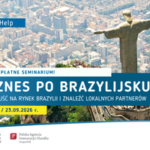 Bezpłatne seminarium „Biznes po brazylijsku: Jak wejść na rynek Brazylii i znaleźć lokalnych partnerów.” 23.09.2026 r.